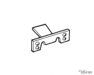 Clips for running-board with 9 mm moulding, small 10 pieces