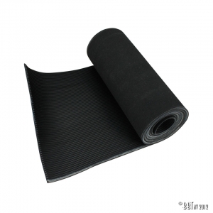 Running board mat black / split window beetle