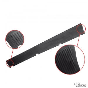 Running board mats, black as pair