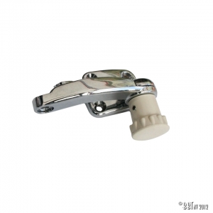 Pop-out window latch, ivory, left