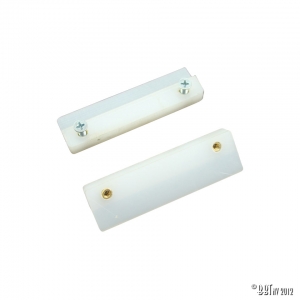 Outer locking guide on spring bar plate, set