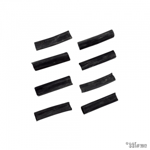 Rubber sleeves on tensioning hoops for sunroof, 8 pieces