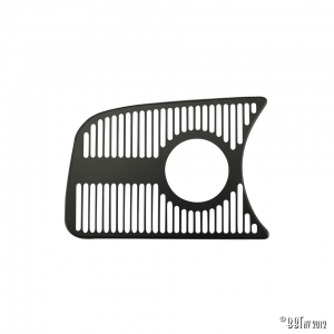 Dashgrill gauge holder, left, 1 hole 52mm, black