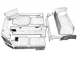 Karmann Ghia convertible, black