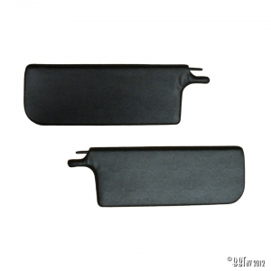 Sun visors, cabrio, pair, black