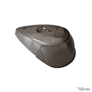 Front turn signal indicator lens, smoke, economy