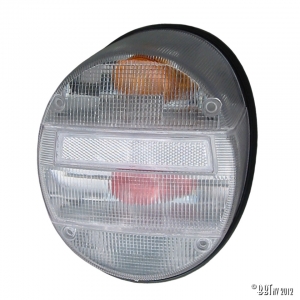 Tail light, left or right, white economy, each