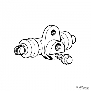 Wheel cylinder, rear