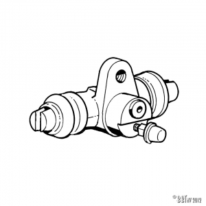 Wheel cylinder, rear