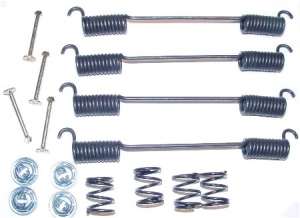 Brake shoes mounting kit, front