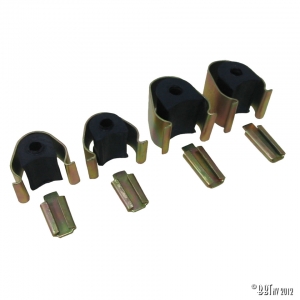 Sway bar mounting kit, front axle, both sides