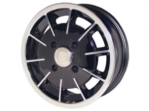 Gasburner, black 4 lug (4x130) ET +22