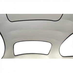 Headlining, perforated vinyl, for sliding roof