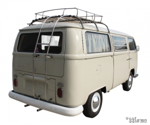 Rear ladder for roof rack, Stainless steel