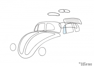 Ventwing window, left