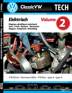 ClassicVW Tech 2 Elektricity, battery, ignition for Bug, Ghia, Bus, Type 3, Type 4 Dutch
