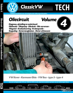 ClassicVW Tech 4 Oil system, cooling for Bug, Ghia, Bus, Type 3, Type 4 Dutch