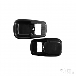 Trim plate door handle inside black (pair)