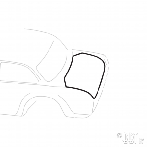 Rear deck seal - Notchback