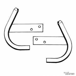 Nerve Bars, chrome