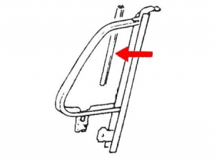 Vent wing flap seal, as pair