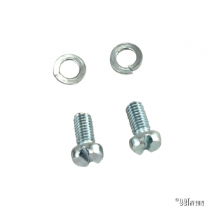 Screwset center lock for sunroof