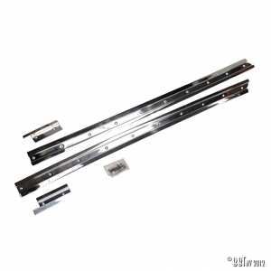 Aluminium sunroofrails, set