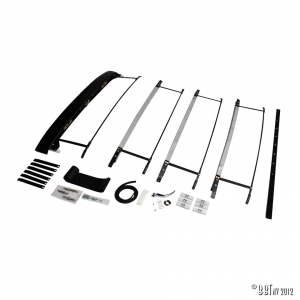Complete sunroof assembly without rails