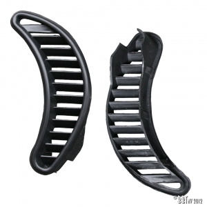 Grills 'ears' rear side window, black, as pair