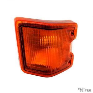 Front complete turn signal left orange, Hella