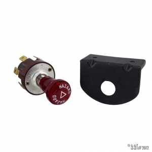 Hazard switch, universal, 7 connections