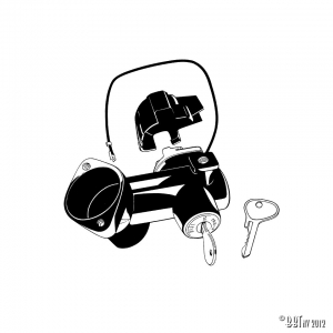 Ignition and steering lock