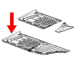 Floor pan, right
