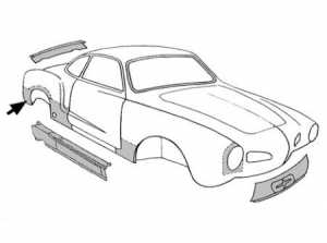 Rear panel, right