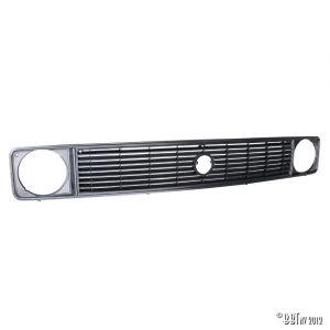 Headlampgrill round headlights 95mm logo