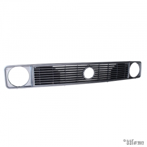 Headlampgrill round headlights 125mm logo