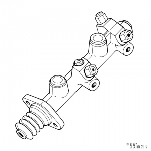 Master brake cylinder Start baywindow, without servo