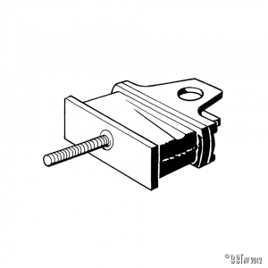 Engine transmission mount, inner side 1600cc CT
