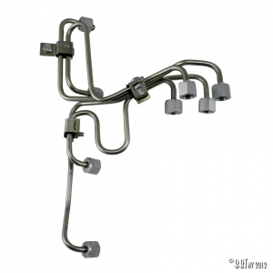 Injection pipe set