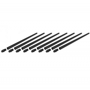 Pushrod set - blank end Chromoly, TQ, 8 pieces
