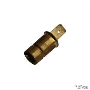 Speedometer light bulb holder, push-on connection
