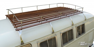 Roof rack, 4 bows, S/S