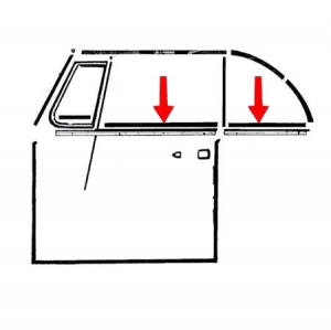 Inside window scraper, left/ right, as pair German quality