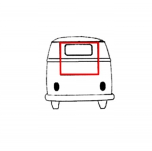Rear cargodoor rubber