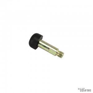 Sliding door lock button