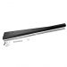 Running-board left with 33 mm moulding