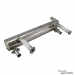 Exhaust, Vintage Speed, without pre-heat risers, Stainless steel Type 3